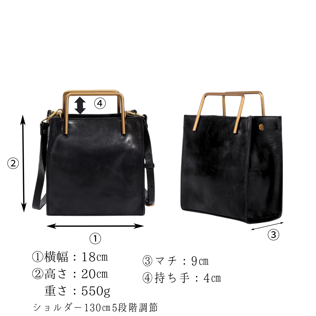 予約商品】Coffee 人気No.1プレゼント付🎁【本革】gold handle Bag – EMMA AURA