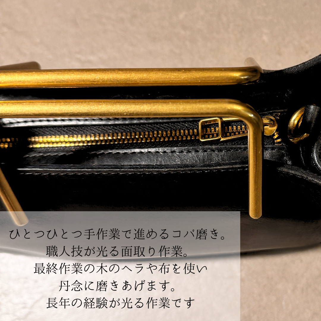 予約商品】BLACKプレゼント付🎁 Wallet gold handle bag – EMMA AURA