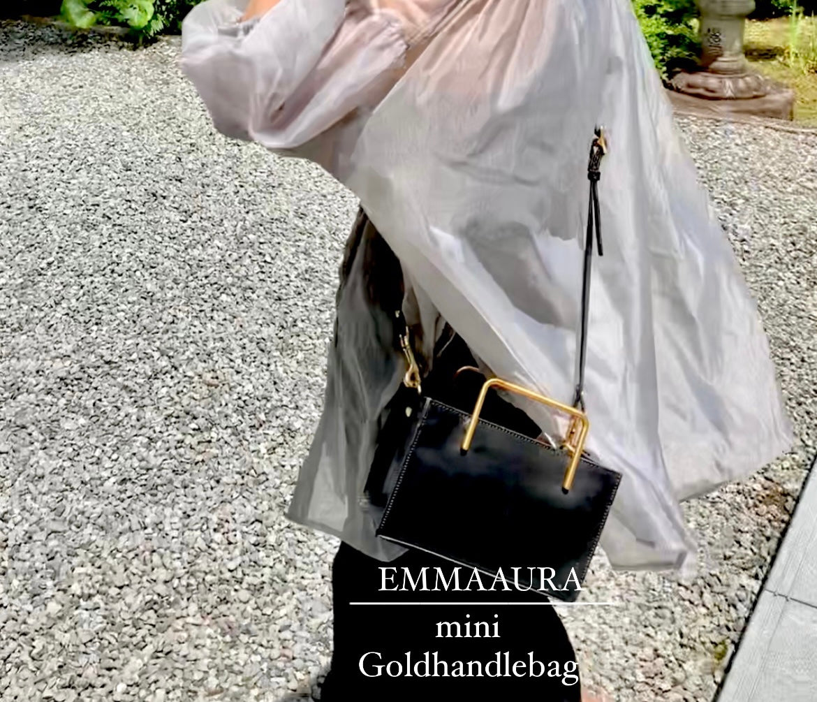 予約商品】coffeeプレゼント付🎁 Wallet gold handle bag – EMMA AURA